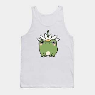 Frog with flower hat Tank Top